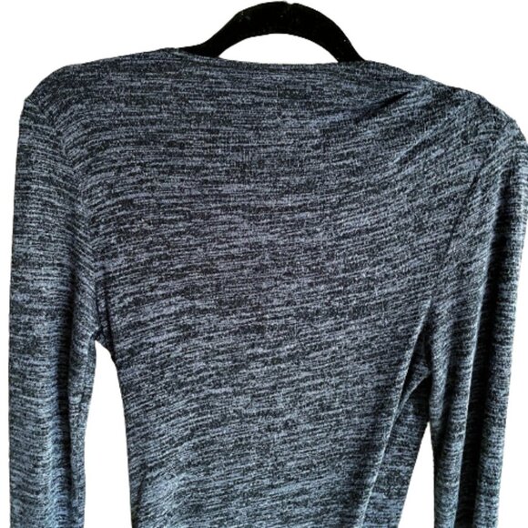 Aritzia Wilfred Free Klum midi faux wrap bodycon dress M - Picture 5 of 9